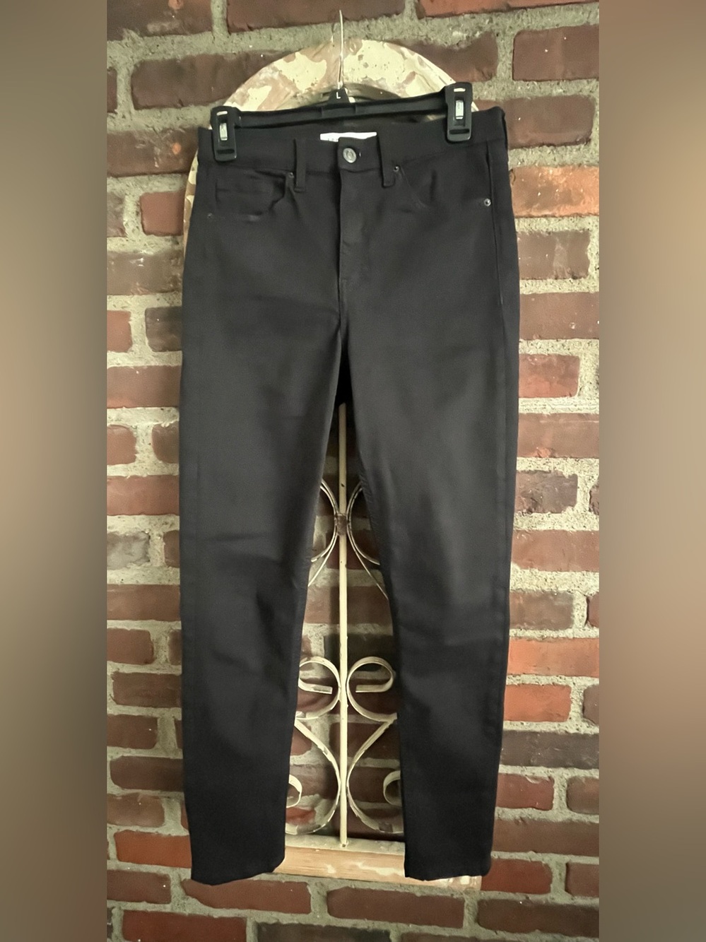 Topshop Women’s Jamie Skinny Jeans - Black Wash Denim Size W 28 x L 30 - New